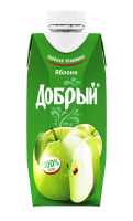 Сок Добрый Яблоко 0,33л. (24 шт.)