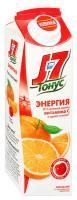 J7 Тонус Апельсин с экстрактом ацеролы 0,9 л. (6 пак.)